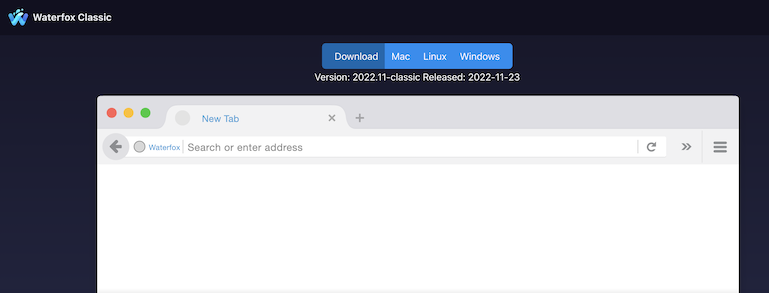 waterfox classic